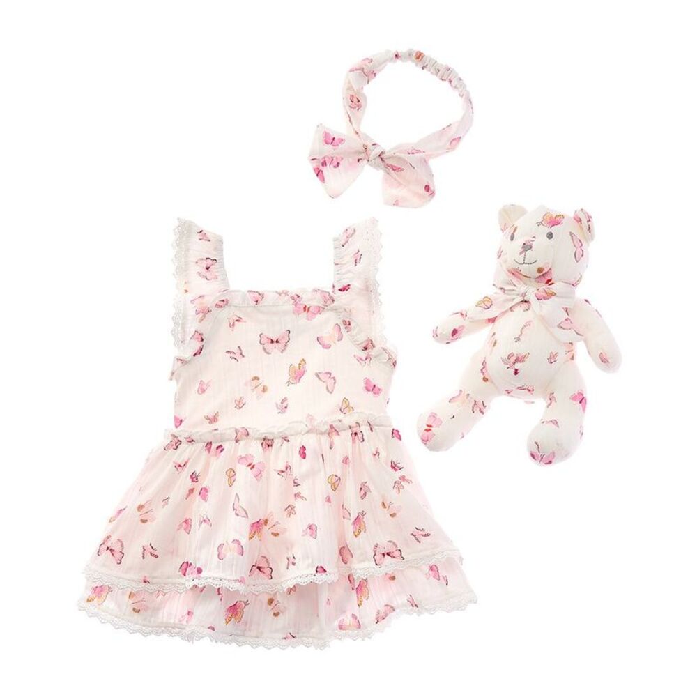 Shabby Chic  3Pc Dress Set, White